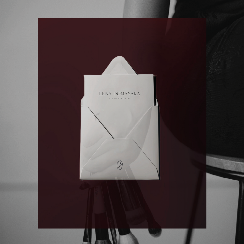 Lena Domanska - quiet luxury branding for make-up artist